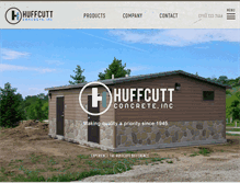 Tablet Screenshot of huffcutt.com